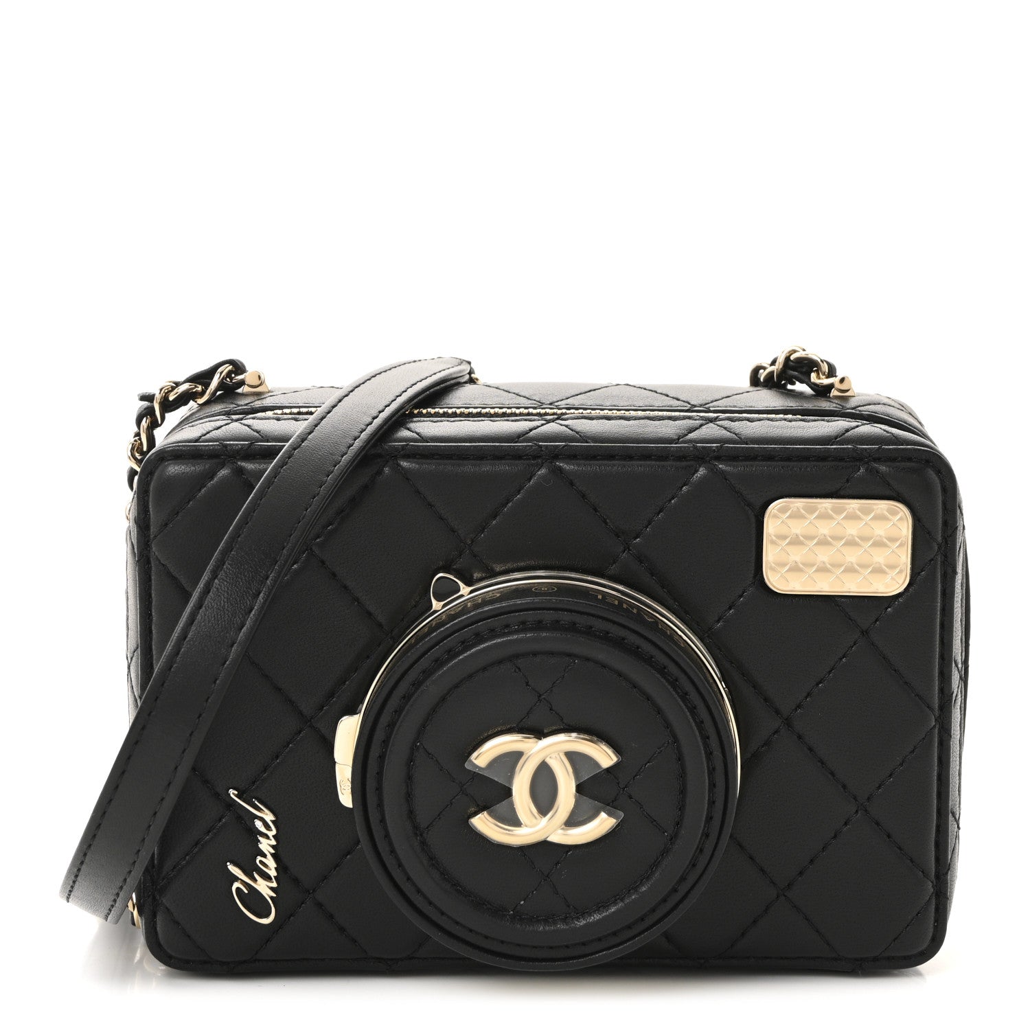 Chanel Lambskin Quilted Coco Click Bag Black 1 of 11