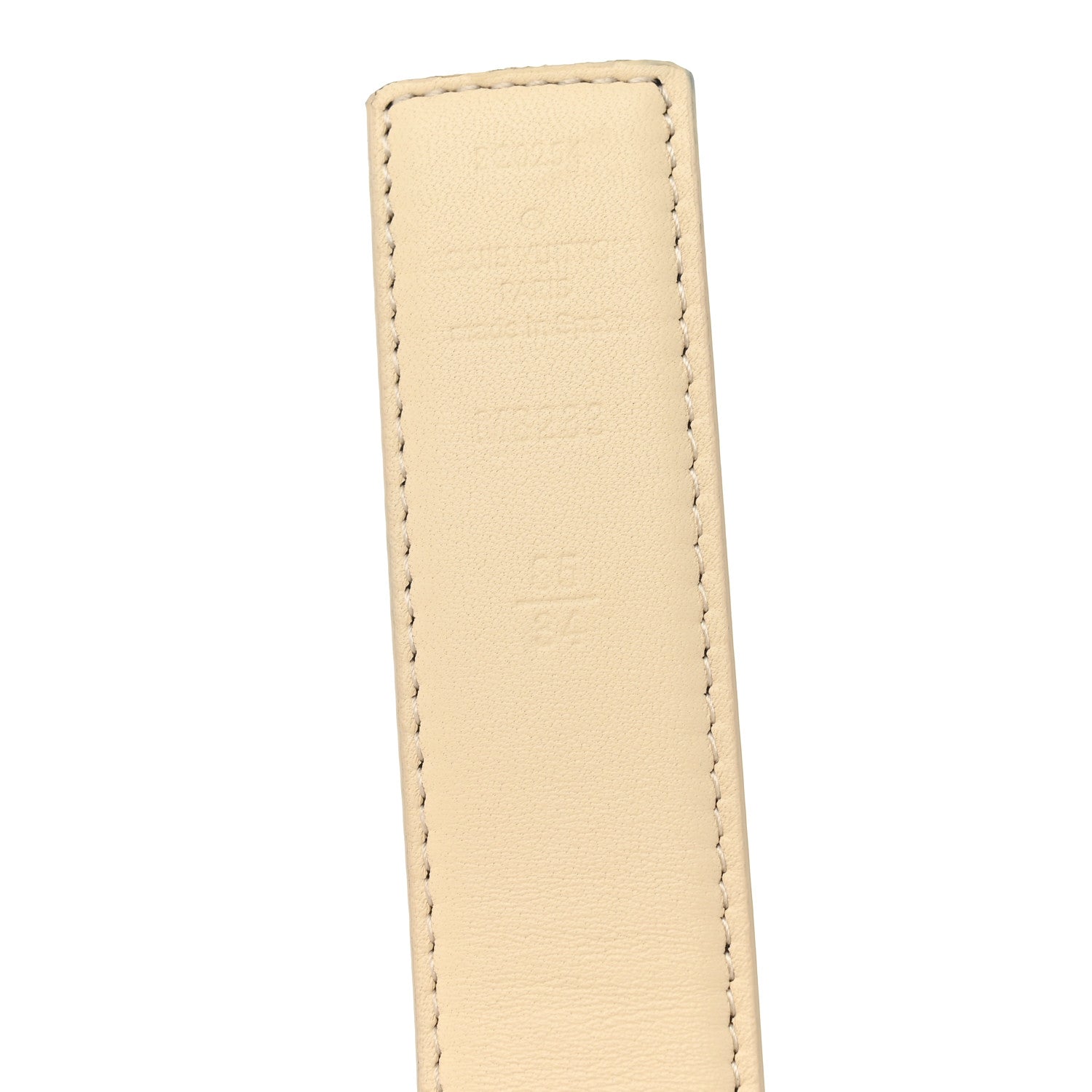 Louis Vuitton Monogram 20mm Pretty Reversible Belt 85 34 Beige 5 of 9