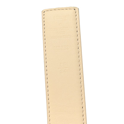 Louis Vuitton Monogram 20mm Pretty Reversible Belt 85 34 Beige 5 of 9
