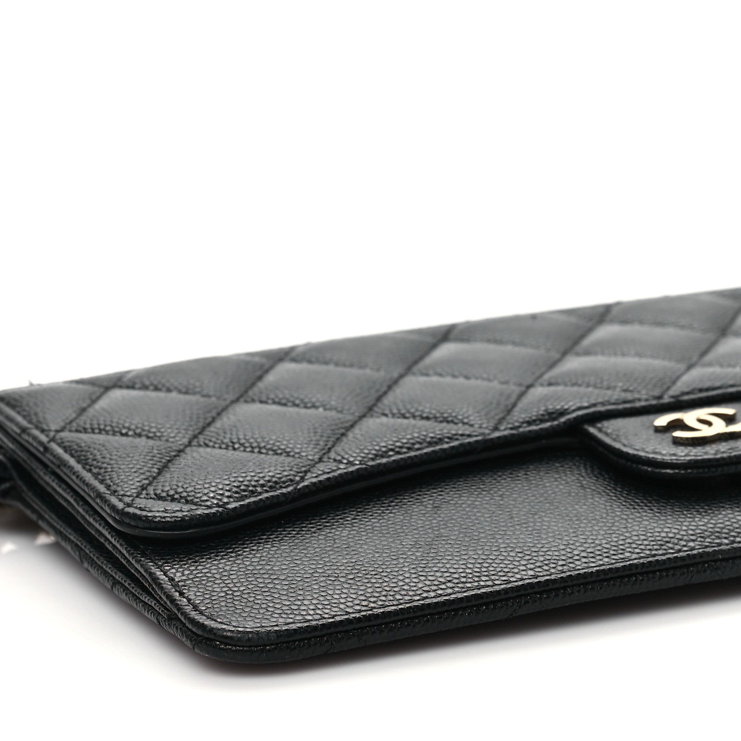 Chanel Caviar Quilted Classic Pouch With Handle Black 8 of 10