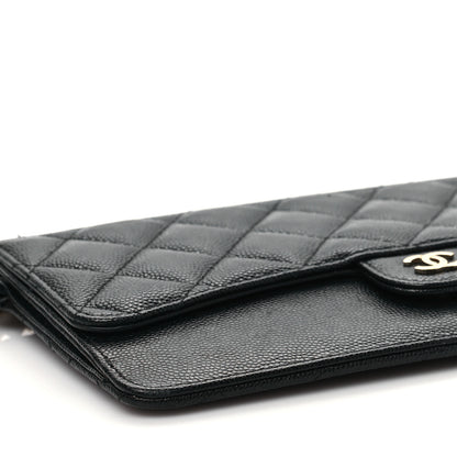 Chanel Caviar Quilted Classic Pouch With Handle Black 8 of 10