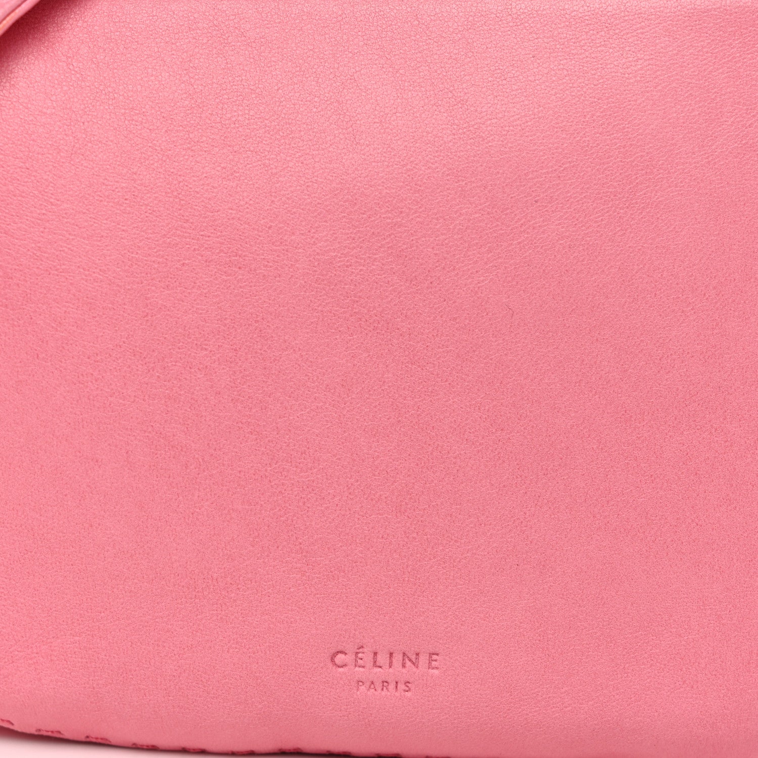 Celine Soft Lambskin Mini Croissant Pouch Crossbody Bag Bubble 8 of 10