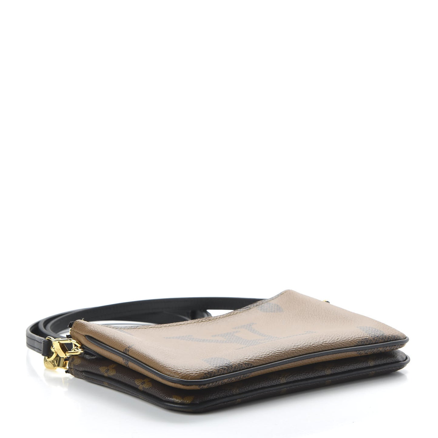 Reverse Monogram Giant Double Zip Pochette