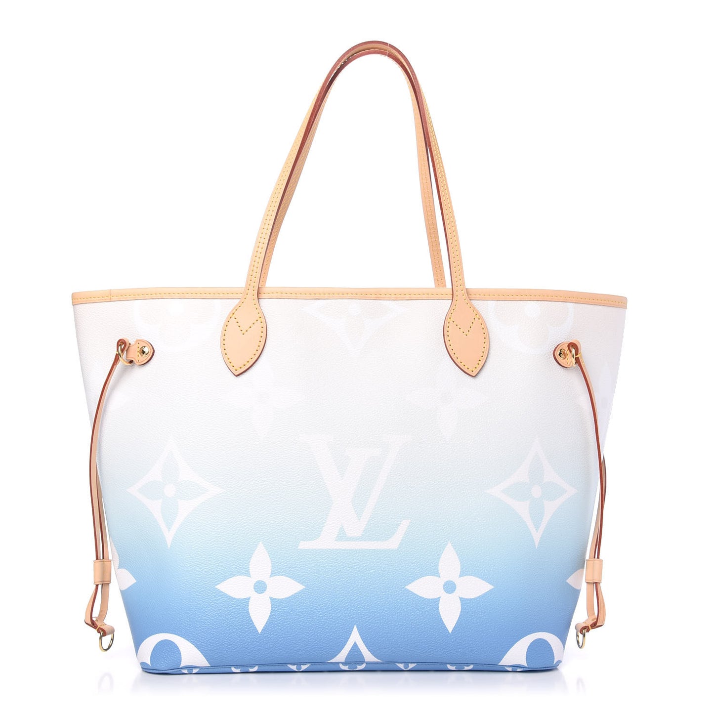 Monogram Giant By The Pool Neverfull MM Blue