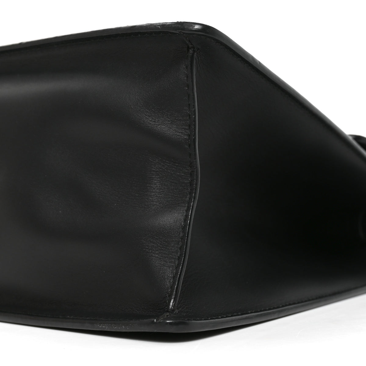 Gucci Calfskin Medium Sylvie Top Handle Bag Black 10 of 10