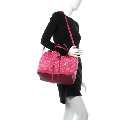 Louis Vuitton Denim Noefull MM Rose Indien 2 of 11