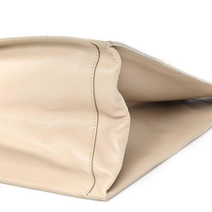 Saint Laurent Vitello Large Rive Gauche Tote Sea Salt 9 of 9