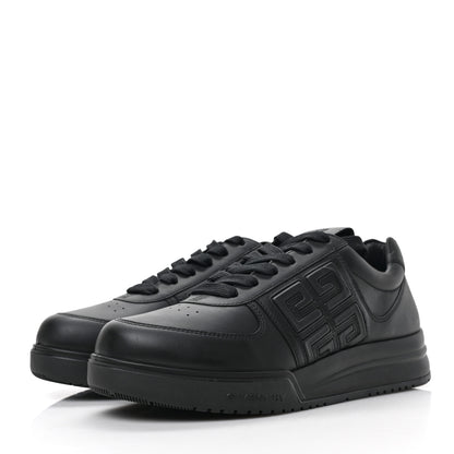 Givenchy Calfskin Women G4 Low Top Sneakers 37.5 Black 3 of 9