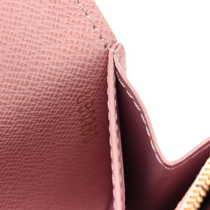 Louis Vuitton Damier Azur Rosalie Coin Purse Rose Ballerine 7 of 7