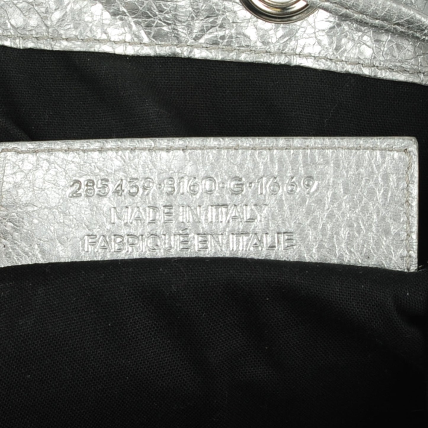 Agneau Giant 12 Silver Hardware Mini Pompon Gris Aluminum