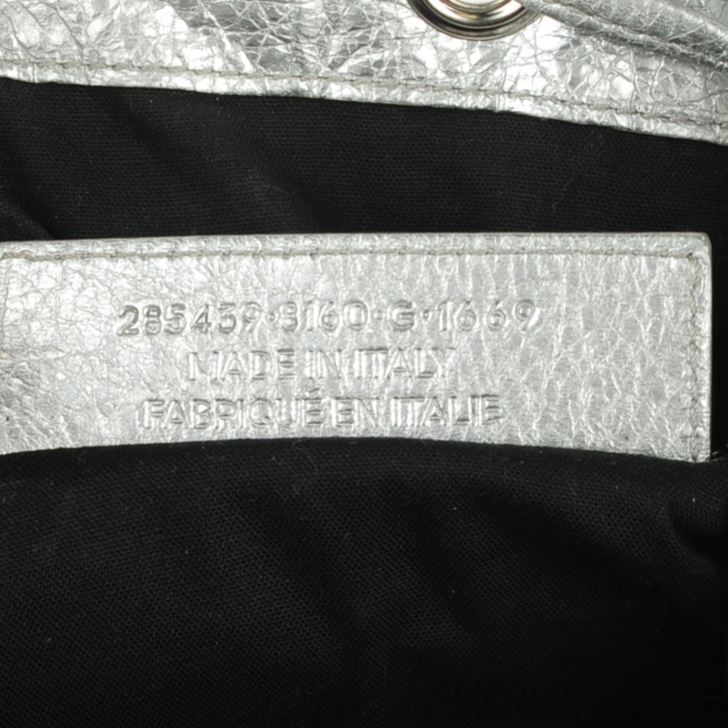 Balenciaga Agneau Giant 12 Silver Hardware Mini Pompon Gris Aluminum 7 of 7