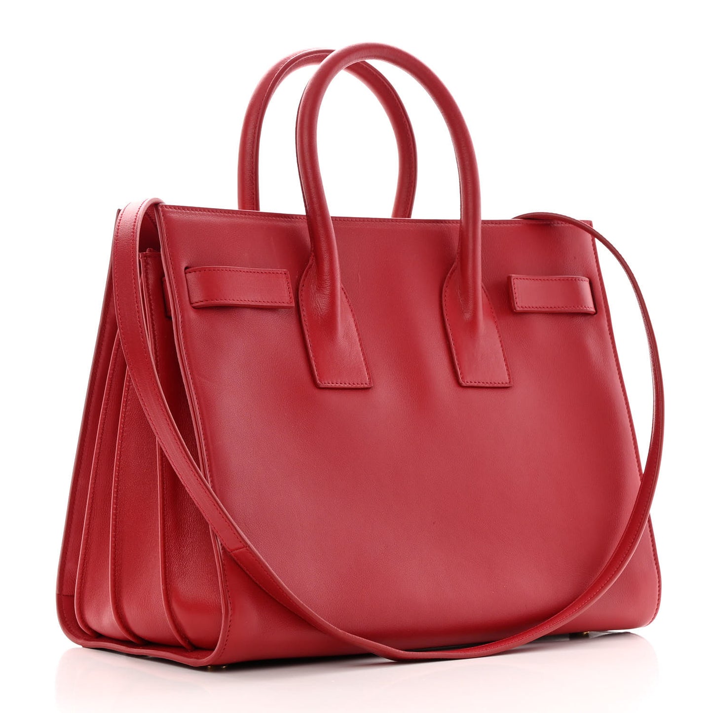 Calfskin Small Sac De Jour Lipstick Red