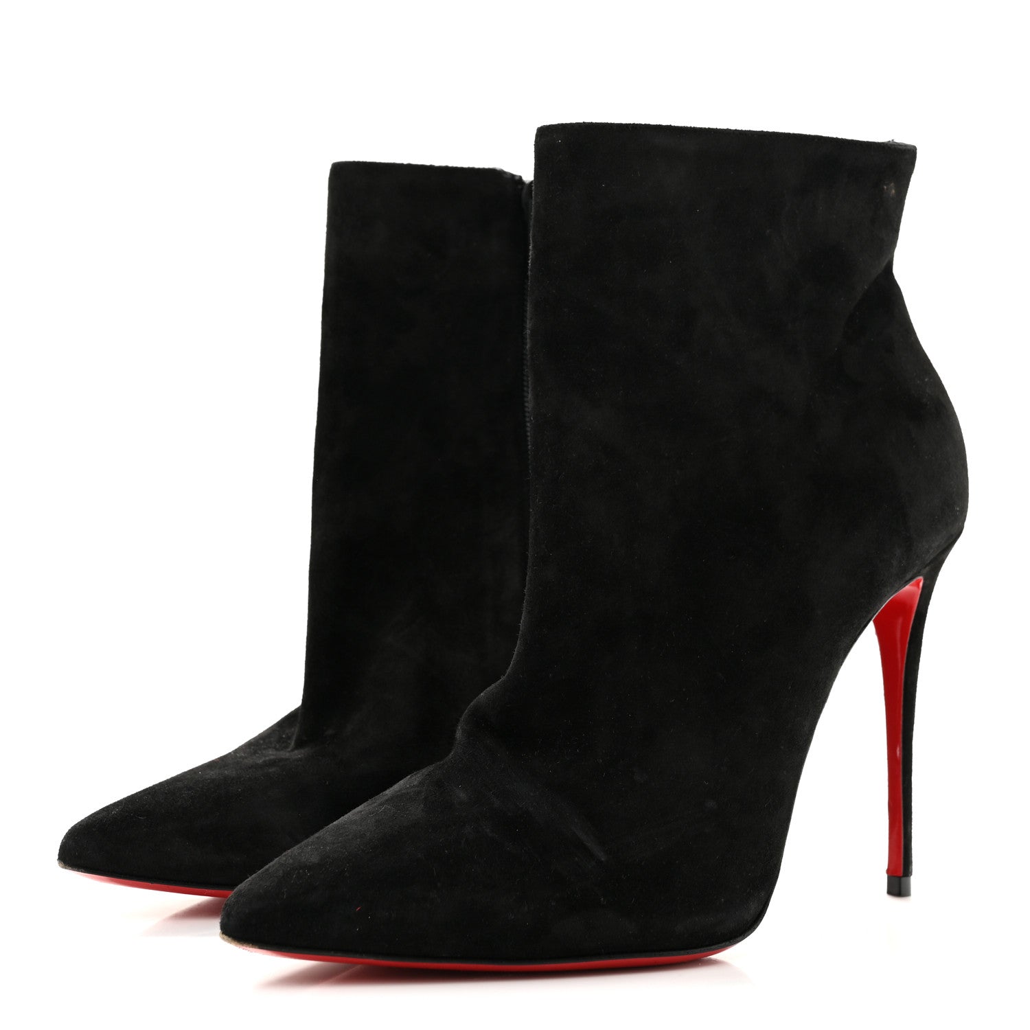 Christian Louboutin Suede So Kate Booty 100 Ankle Boots 37.5 Black 4 of 10