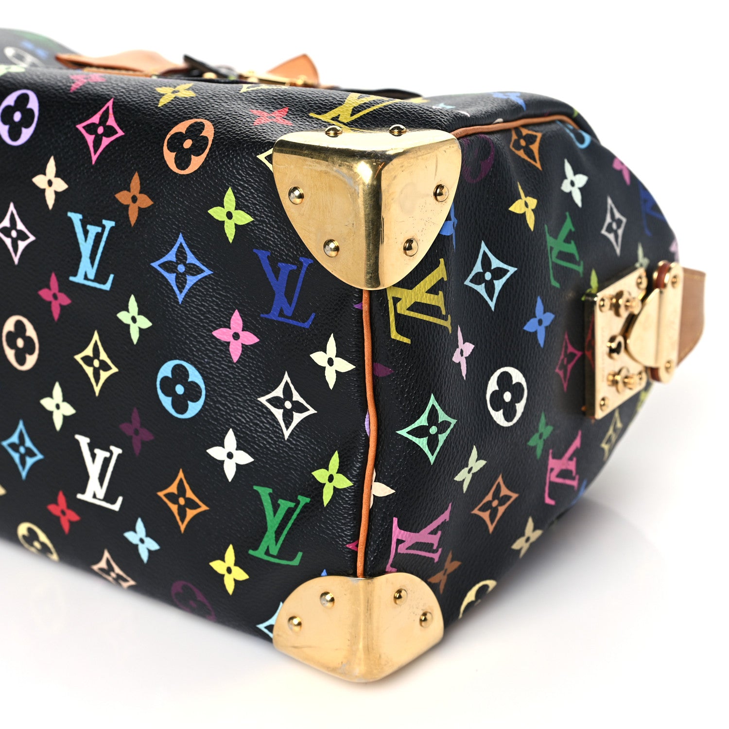 Louis Vuitton Monogram Multicolor Speedy 30 Black 9 of 11