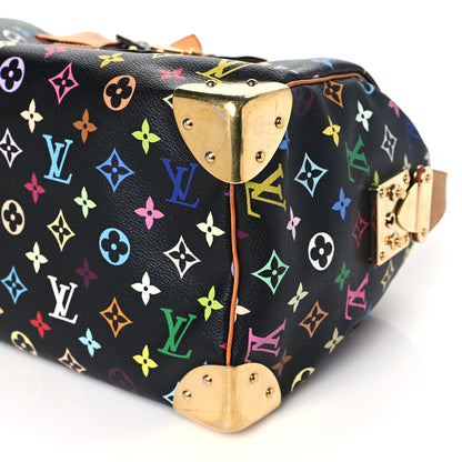Louis Vuitton Monogram Multicolor Speedy 30 Black 9 of 11