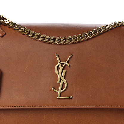 Saint Laurent Calfskin Large Monogram Sunset Tan 13 of 13