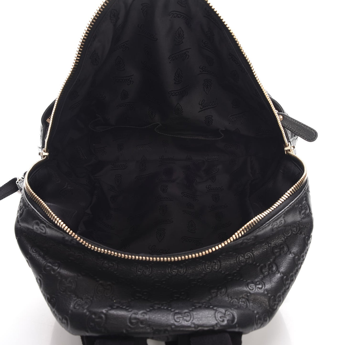 Guccissima Medium Classic Backpack Black