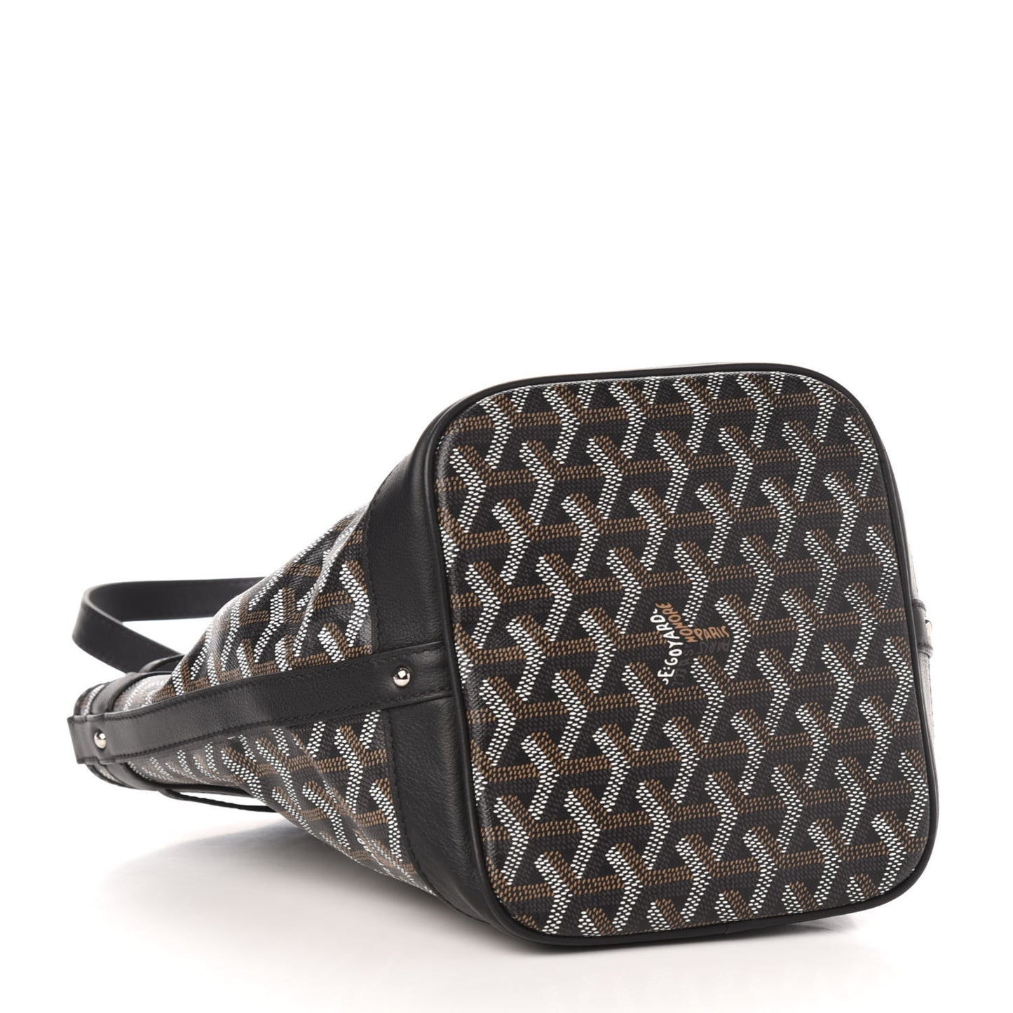 Goyardine Petit Flot Bucket Bag PM Black