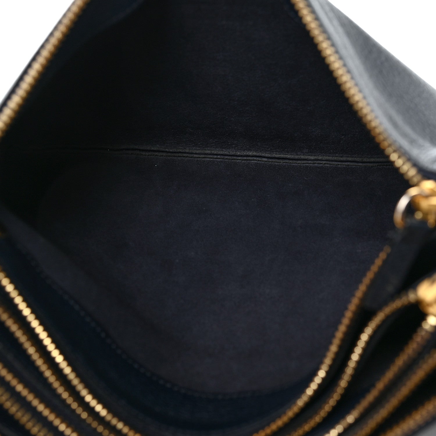 Celine Goatskin Large Trio Crossbody Bag Dark Blue 6 of 12