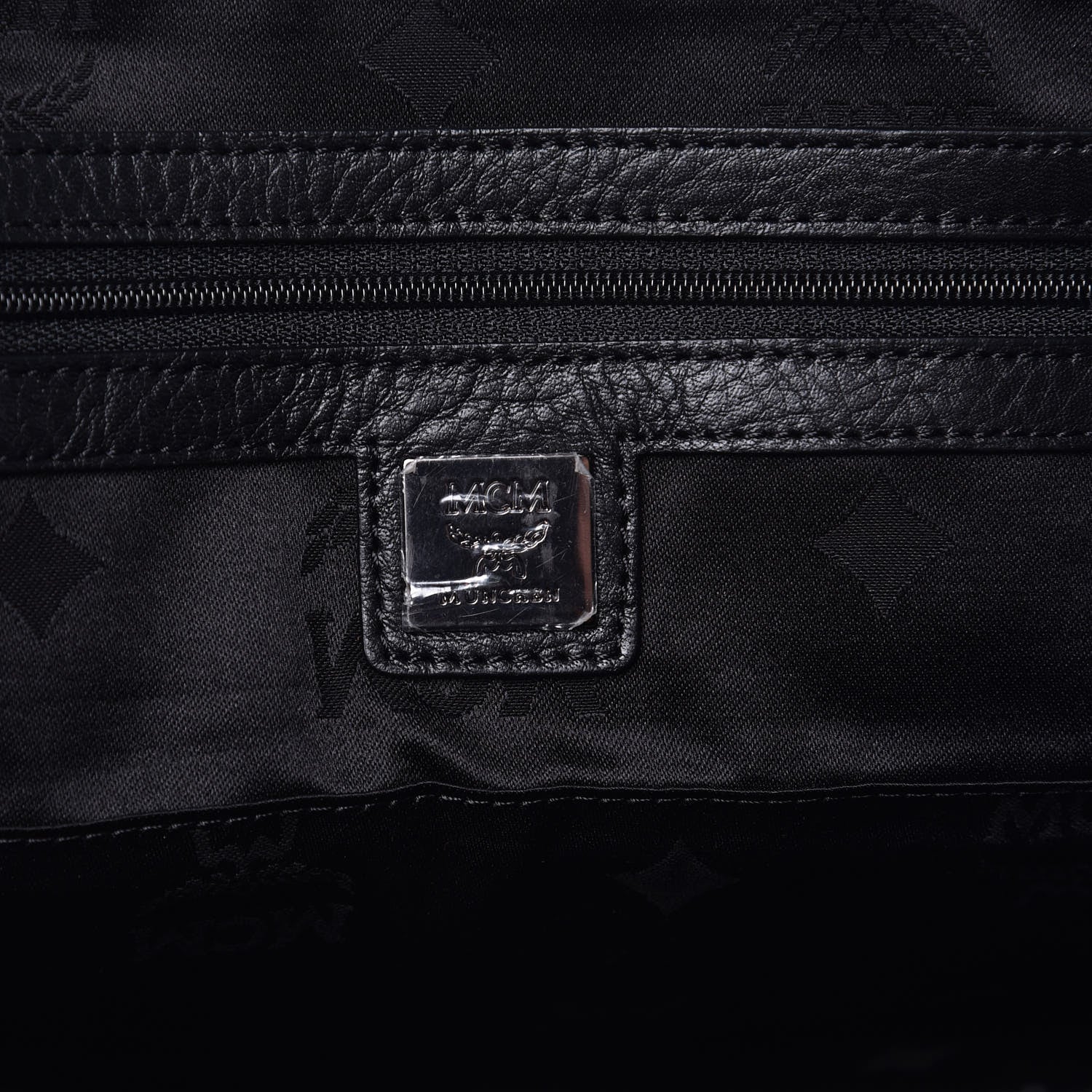 MCM Visetos XLarge Traveler Weekender Bag Black 6 of 11