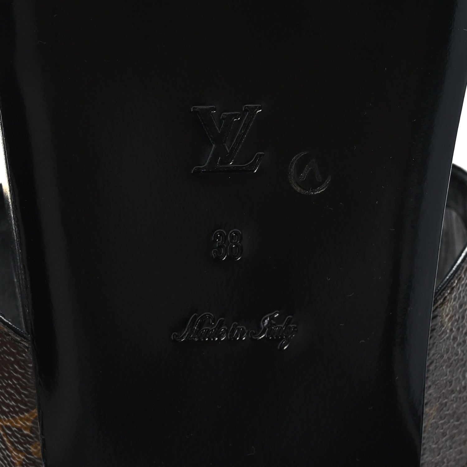 Louis Vuitton Monogram Bom Dia Mule Sandals 38 Black 8 of 8
