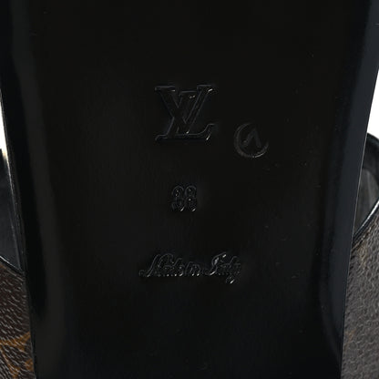 Louis Vuitton Monogram Bom Dia Mule Sandals 38 Black 8 of 8