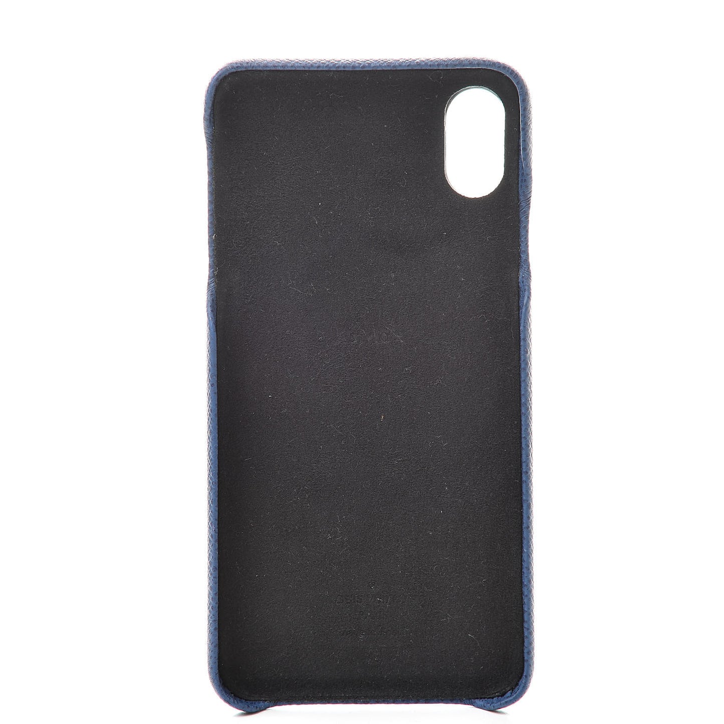 Monogram Taiga iPhone XS Max Bumper Cobalt