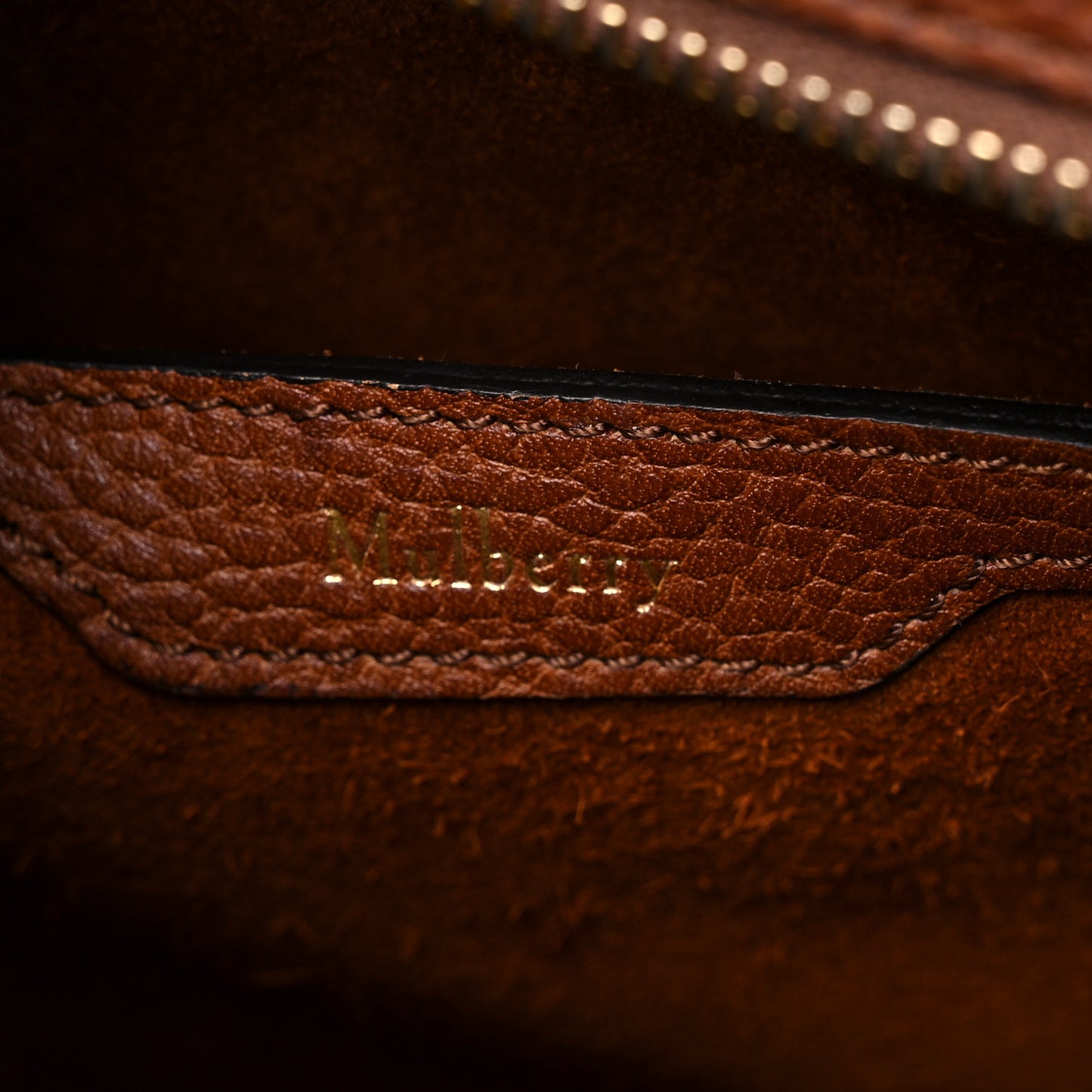 Small Classic Grain Small Zipped Bayswater Oak
