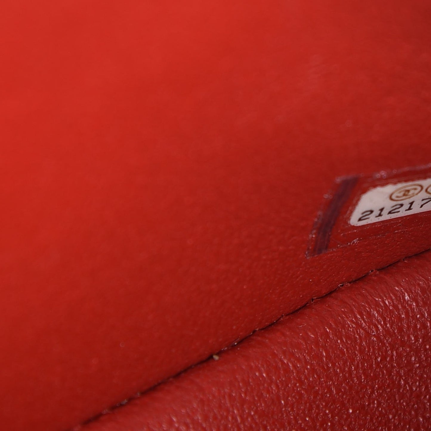 Lambskin Quilted Mini Rectangular Flap Red