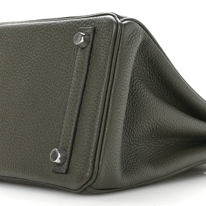 Hermes Togo Birkin 25 Vert De Gris 10 of 11
