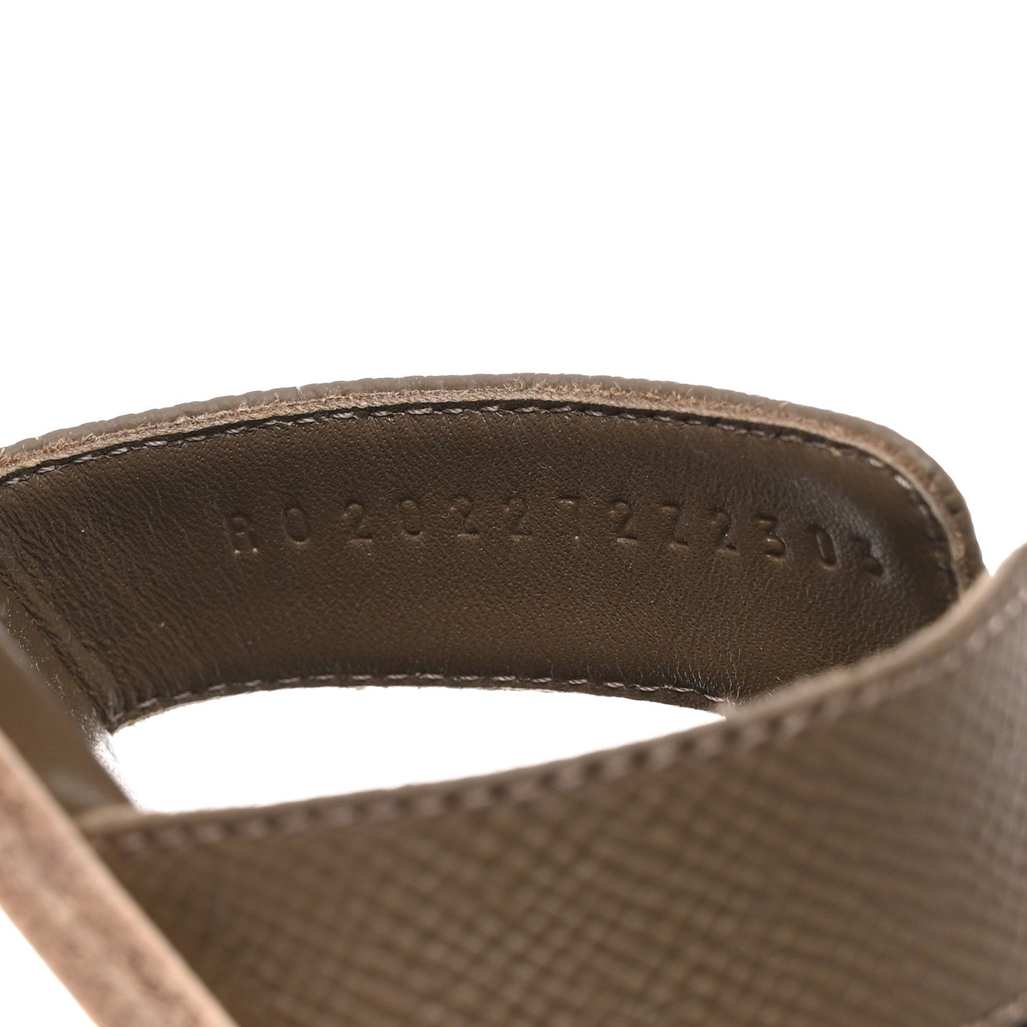 Hermes Epsom Oran Sandals 38 Etoupe 6 of 8