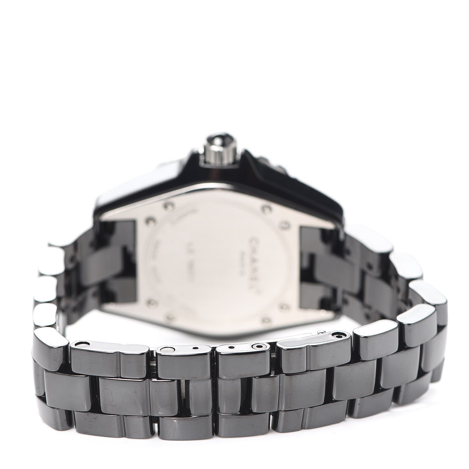 Chanel Stainless Steel Ceramic 33mm J12 Quartz Watch Black 3 of 5