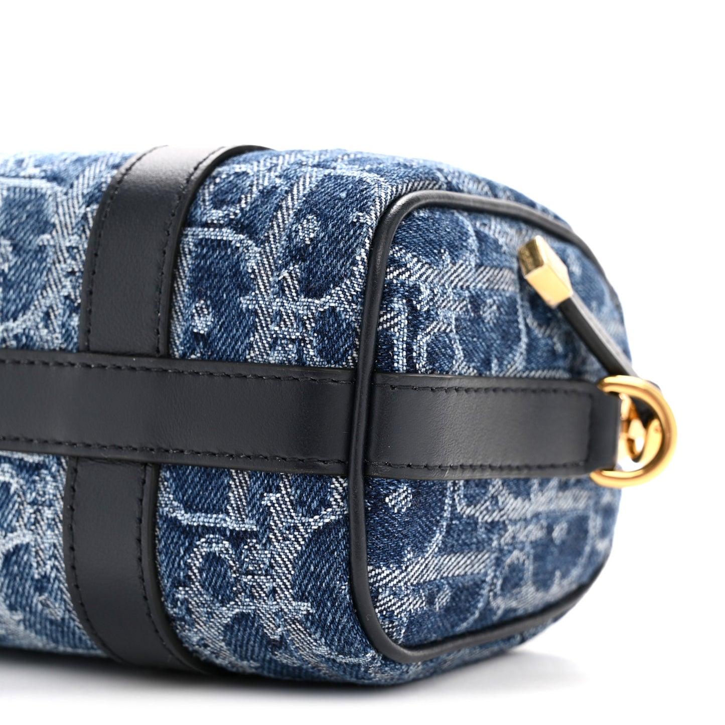 Denim Oblique Nano Groove 17 Bag Blue