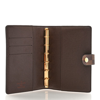 Louis Vuitton Damier Ebene Small Ring Agenda Cover 5 of 7