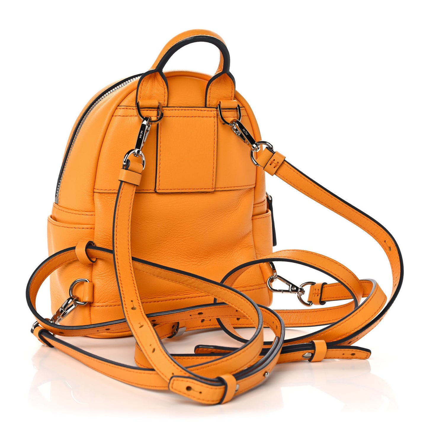 Lambskin Diamond Disco Mini Stark Backpack Yellow