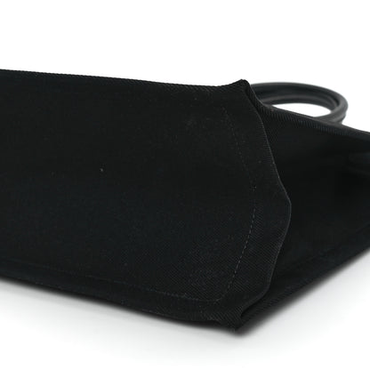 Saint Laurent Linen Calfskin Rive Gauche Tote Black 10 of 11