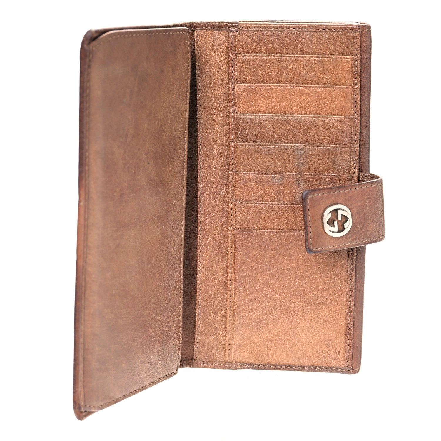 Gucci Calfskin Miss GG Continental Wallet Old Naturale 5 of 11