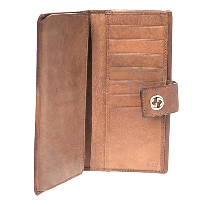 Gucci Calfskin Miss GG Continental Wallet Old Naturale 5 of 11