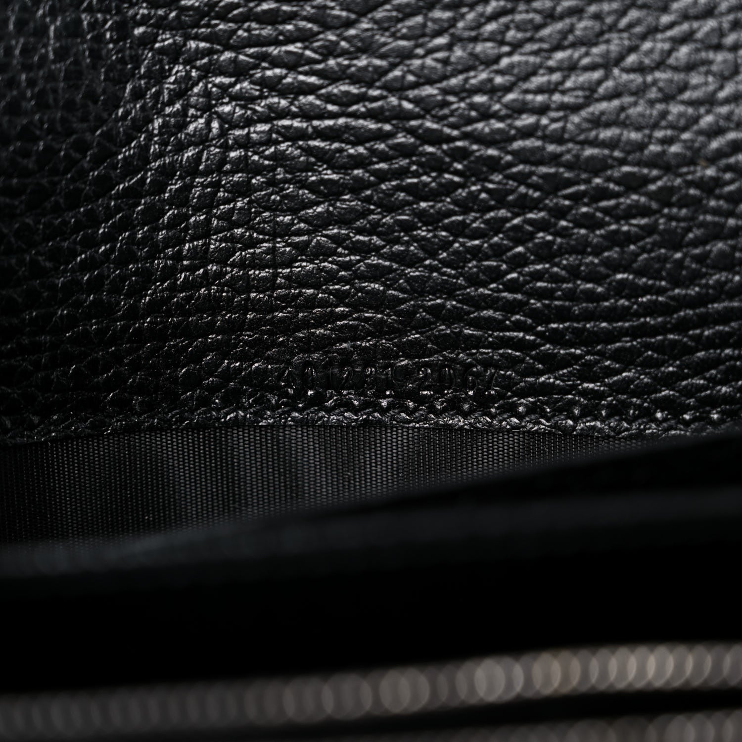 Gucci Calfskin Mini Dionysus Chain Wallet Black 7 of 10
