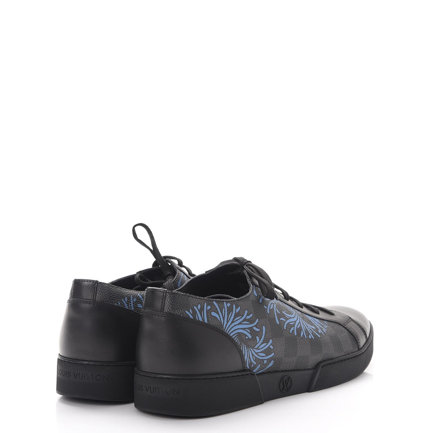 Damier Graphite Rope Sneakers 10 Blue