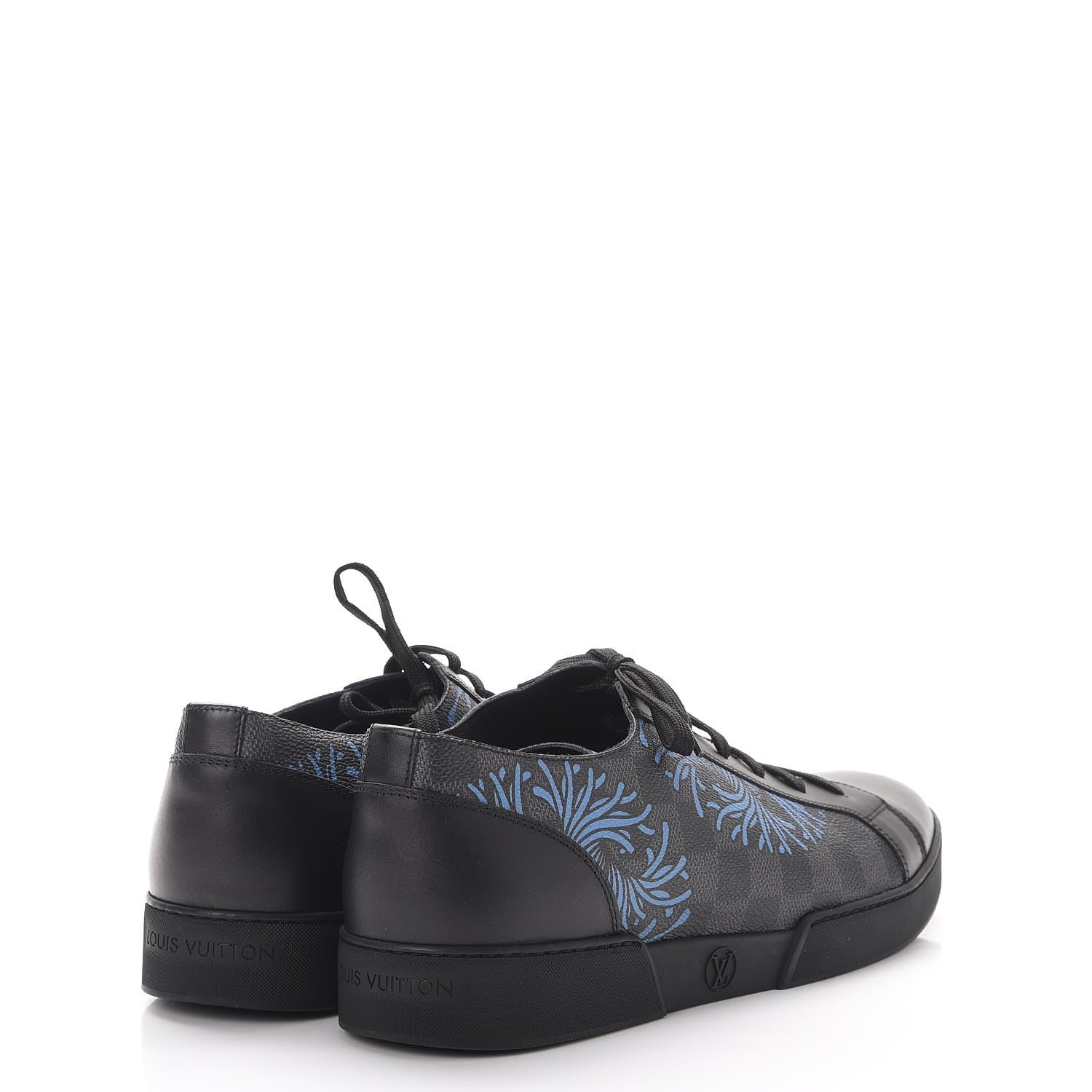 Louis Vuitton Damier Graphite Rope Sneakers 10 Blue 4 of 10
