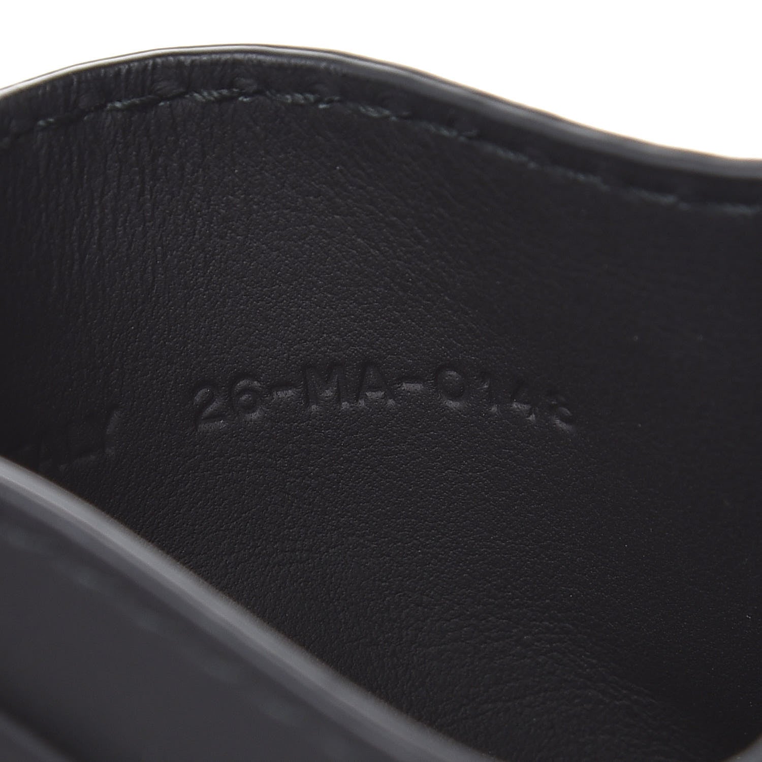 Christian Dior Calfskin D-Fence Card Holder Black 9 of 9