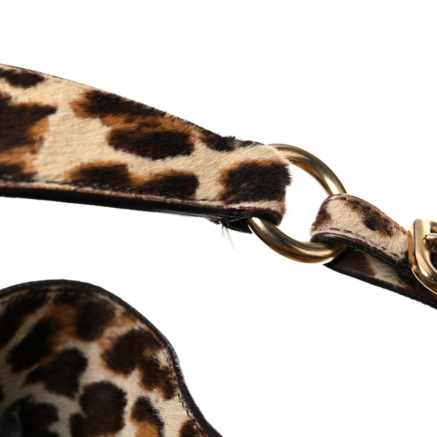 Prada Cavallino Leopard Print Shoulder Bag Avorio 1068044