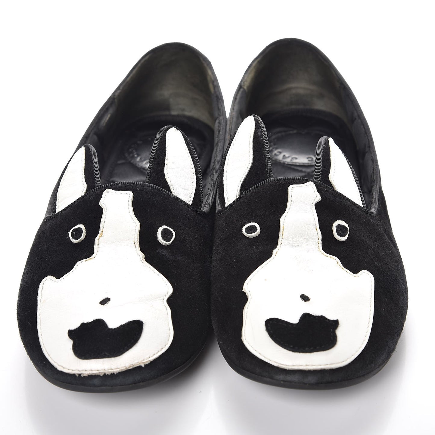 MARC By Suede Neville Dog Loafers 38.5 Black