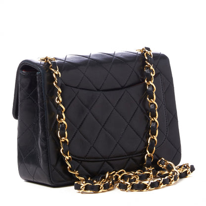 Chanel Lambskin Quilted Mini Square Flap Black 2 of 9