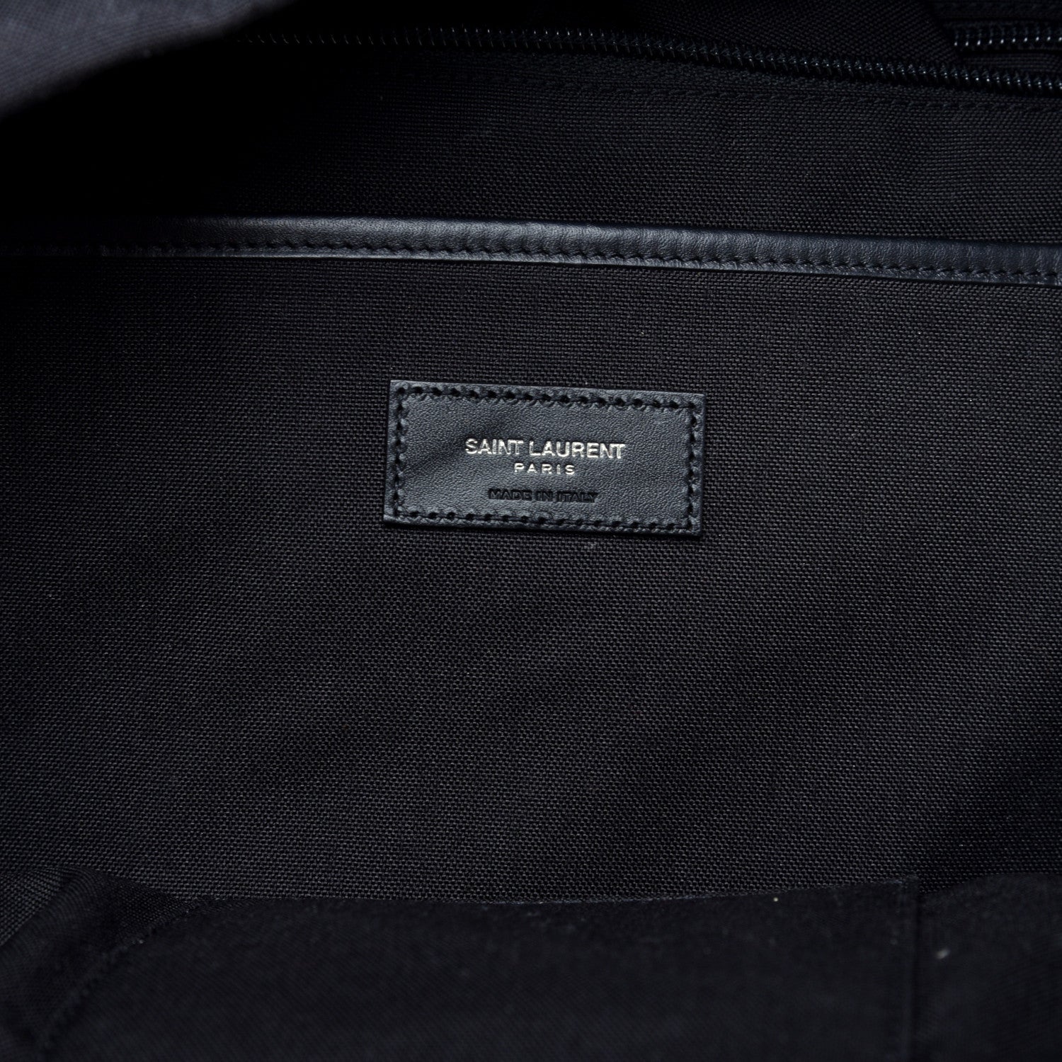 Saint Laurent Canvas Star Patch City Backpack Black 7 of 10