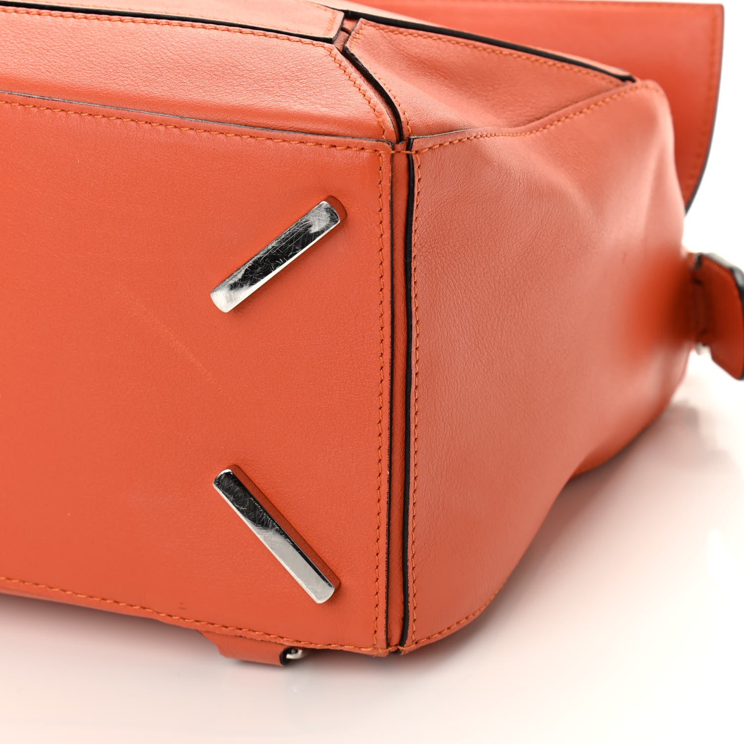 Loewe Calfskin Medium Puzzle Bag Coral 9 of 9