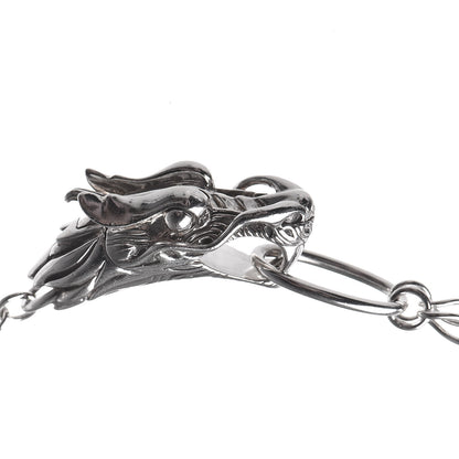 John Hardy Sterling Silver White Topaz Legends Naga Lariat Necklace 7 of 7
