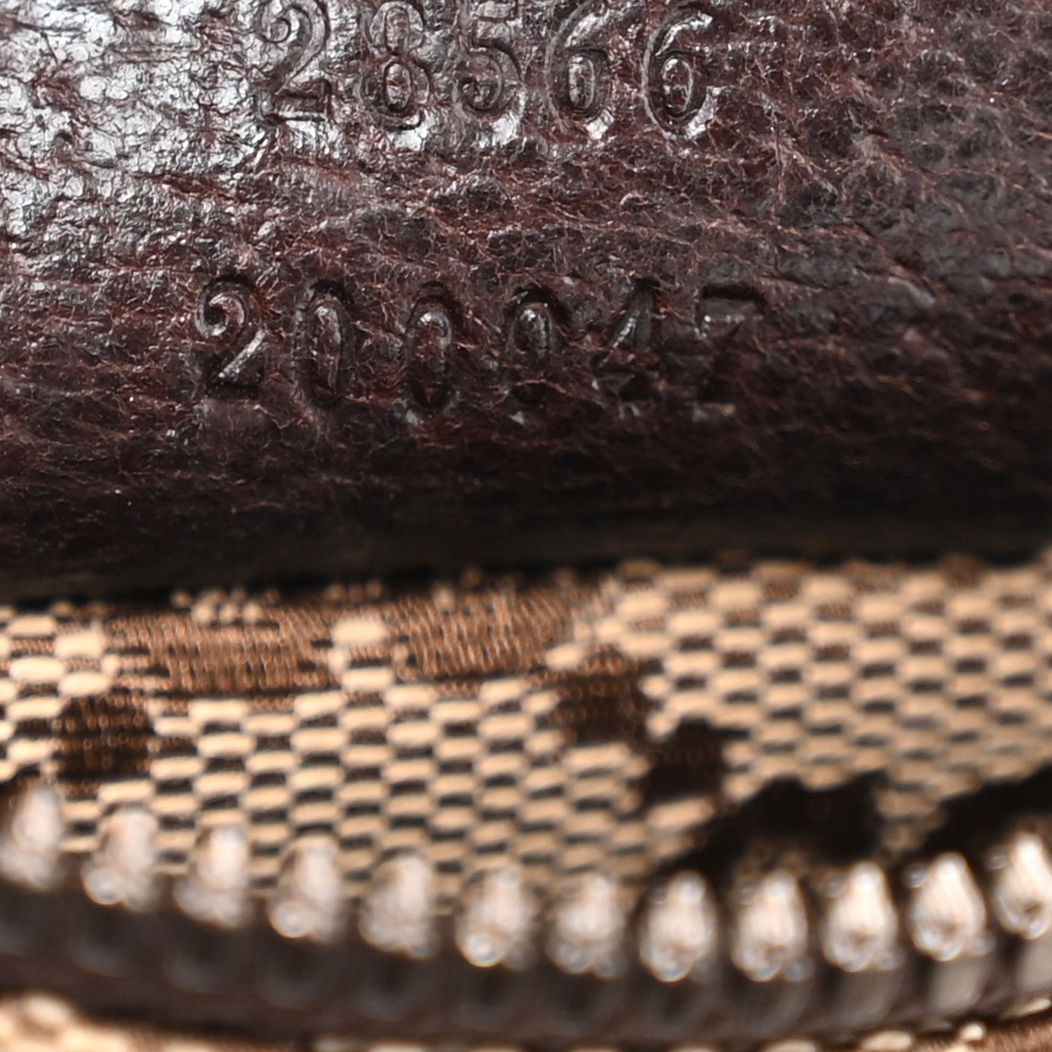 Gucci GG Monogram Double Pocket Belt Bag Dark Brown 7 of 11