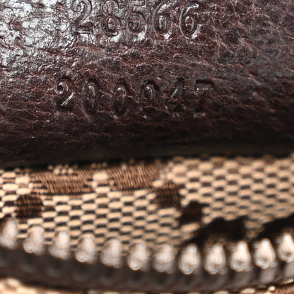 Gucci GG Monogram Double Pocket Belt Bag Dark Brown 7 of 11
